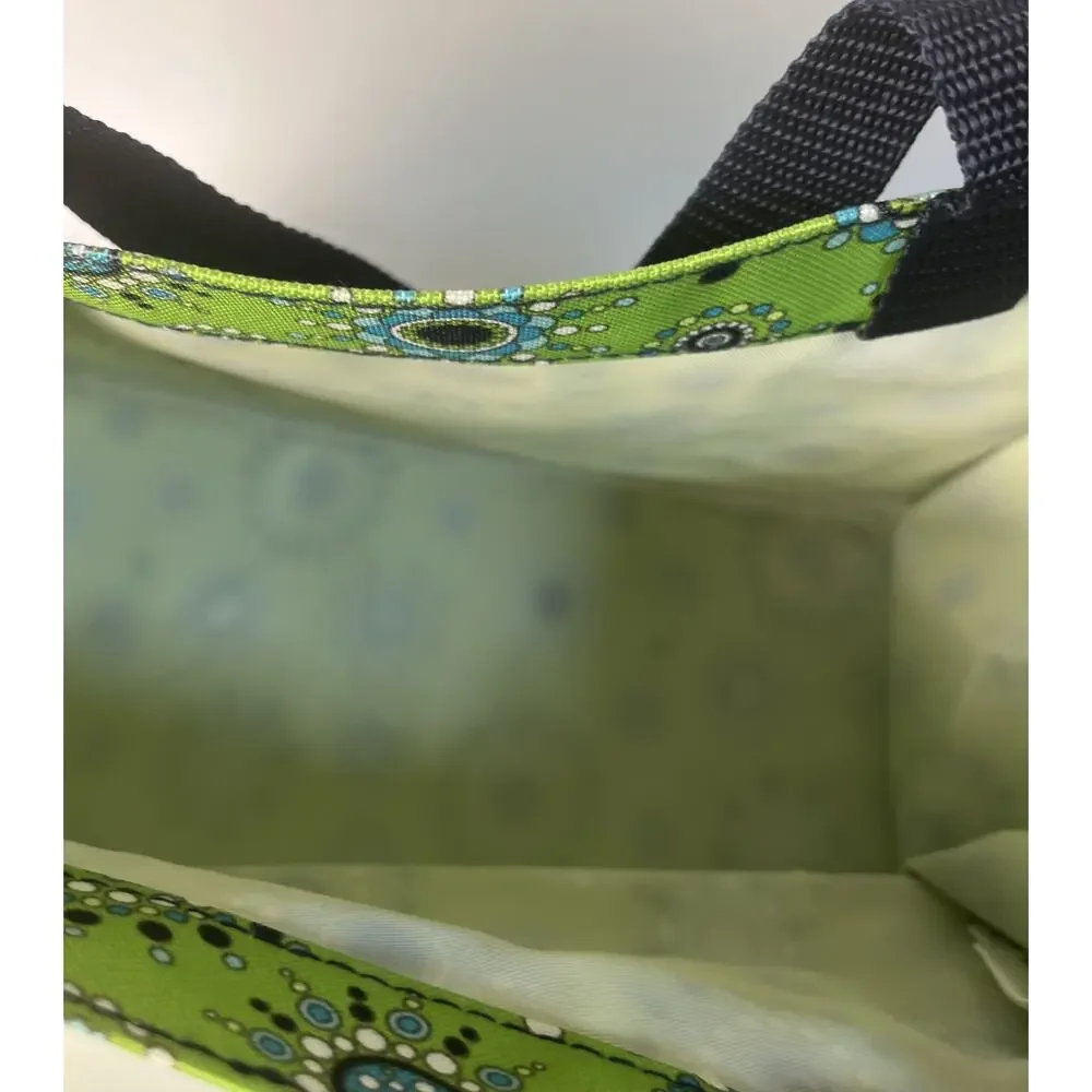 Thirty-One All-In Organizer Medallion Medley Green Tote NWOT 12x8x6.5